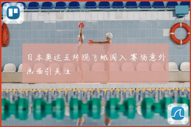 日本奥运五环现飞蛾闯入 赛场意外画面引关注