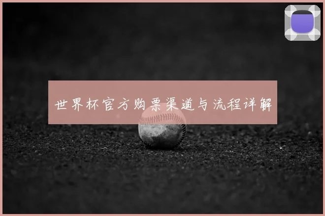 世界杯官方购票渠道与流程详解