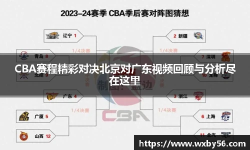 CBA赛程精彩对决北京对广东视频回顾与分析尽在这里